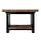 Alaterre Furniture Pomona 27" Metal and Wood Square Coffee Table AMBA1320 - alternate 3
